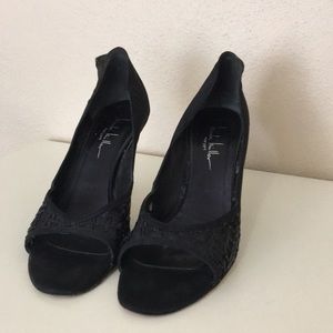 Nicole Miller Open toe heels
